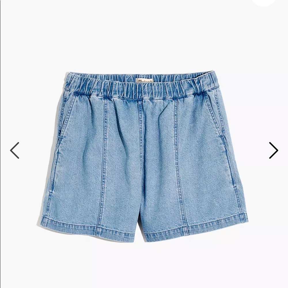 Madewell Denim Easy Pull-On Elastic Waistband Shorts - Size S